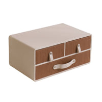 Desktop Makeup Box with Drawers particleproof Design for Dressing Table, Bedroom