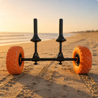 Base Kayak Trailer Wide Tires Kayak Cart with Wheels Foldable Boat Transport Transport Trolley for Beach, Outdoor