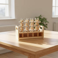 Hand Bell with Rack Reflective Shaker Bell Toy Instrument for Young Children, Playroom