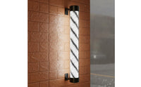 Waterproof LED Barber Pole Wireless Controlled Rotating Barber Shop Light High Brightness Red White Blue Pole Light Multi-Color for Barbers, Hair Stylists, Outdoor