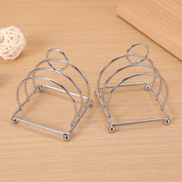 Stainless Steel 3-Slice Toast Rack for Breakfast