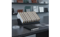 Tile Sample Display Rack Keeps Samples Organized Tile Display Rack Compact Floor Layout Sample Holder for Industry Show, Retail Store