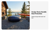 Inflatable Boat Cover Anti Inflatable Dinghy Cover Watercraft Accessory Debris Resistant Long-Lasting for Fishermen, Marina