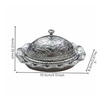 Ottoman Design Sugar Container Engraved Pattern Ornate Sugar Bowl Decorative