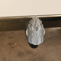 Headgear Hitch Cover Weather-Resistant Medieval Helmet Trailer Cap Quick Release Pin Tow Hitch Cover