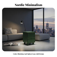 Nordic design S-Shaped Nightstand Minimalist Design Bedside Table Space-Saving Storage Furniture Multi-Functional for Apartment Dwellers, Homeowners, Students, Bedroom, Small Spaces, Living Room, Entryway