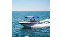 Bimini Top Foldable Boat Canopy with Frame Collapsible for Cruising, Anglers