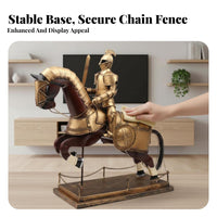 warrior Helmet Model Retro Design House Decoration Antique Finish for Living Room