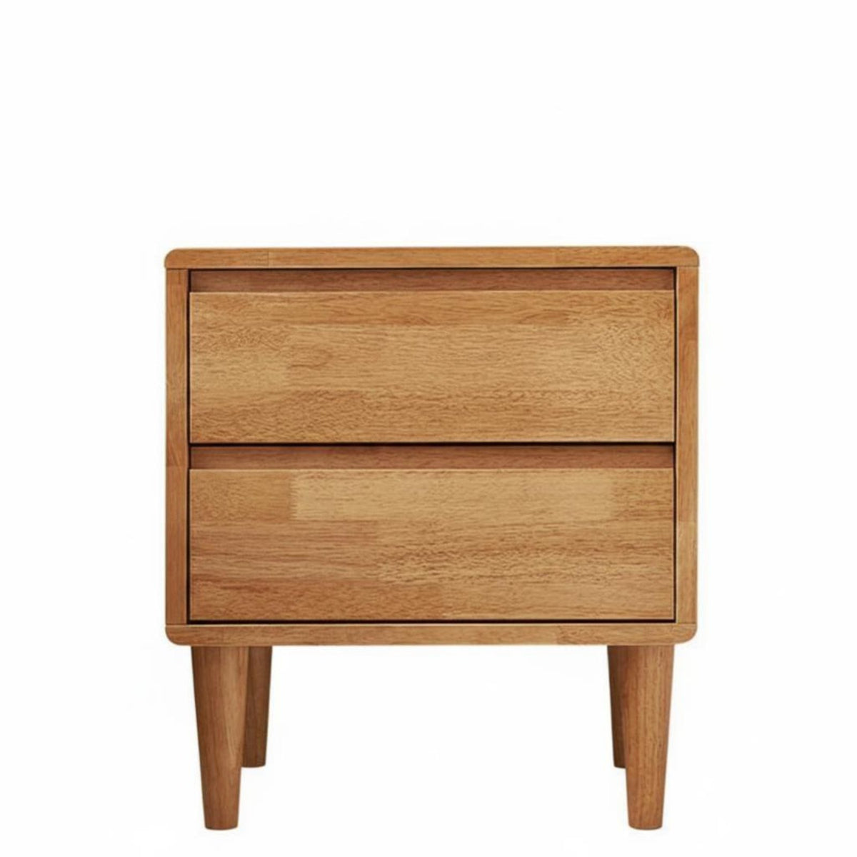 Rattan-Door End Table Minimalist Nightstand Easy Assembly for Homeowners, Adults
