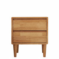 Rattan-Door End Table Minimalist Nightstand Easy Assembly for Homeowners, Adults