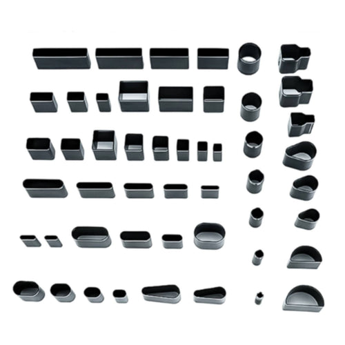 50 Pieces Leather Die Punch Rigid Leather Punch Set Long-Lasting