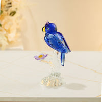 Crystal Owl Figurine for Living Room and Office Decor