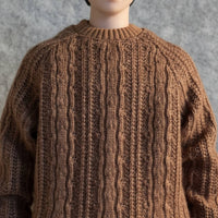 1/6 Scale Sweater Long-Lasting Material 1/6 Scale Figure Clothes Round Neck Doll Top Oversized Fit Miniature Knit Pullover