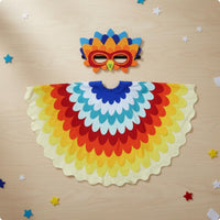 Parrot Cape Wings Easy to Put on Parrot Costume Lightweight for Party