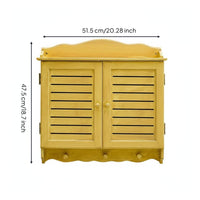 Electric Meter Cover Handmade Retro Shutter Panel Cover Easy to Install
