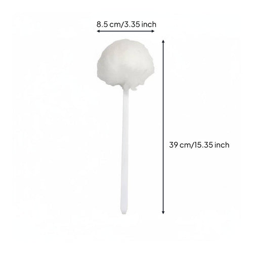 Soft Toilet Brush Easy to Drain Moisture Water Toilet Brush for Hotel, Bathroom