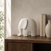 Abstract Elephant Figurine Retro Design Home Decor Good Luck for Study