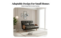 Foldable Design Single Folding Sofa Bed Retro design transformable Armchair Bed Space-Saving Multi-Functional Furniture two-wayUse for Apartment Dwellers, Homeowners, Office Workers, Small Spaces, Study Room, Bedroom
