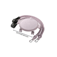 Silent Pilates Sliding Disc with Kneeling Pad Anti-Slip Ab Roller Disc Stable Fitness Equipment Smooth for Home Workout
