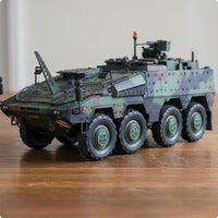 1:72 Armored Fighting Vehicle Control Vehicle Alloy Model Realistic Detailing Collectible Toy for Collectors, Display Shelf