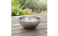 Bowl with Water-Filled Culinary DesignGrade Insulated-Wall Bowl Rust-Resistant Tableware for Buffet, Kitchen