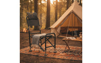 Foldable Fishing Chair Portable Chair with Side Support Compact Furniture Stable for Camping