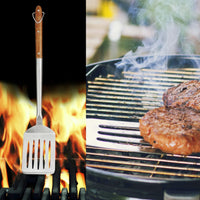 4 Pieces 4 Piece Grill Set Hanging Loops Stainless Steel Grill Tools Heavy Duty