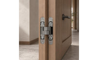 Three-Dimensional Adjustable Hidden Hinge Rounded Cover Lids Three-Dimensional