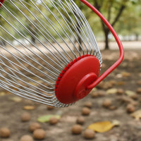 Chestnut Pickup Tool Long-Lasting Steel Basket Walnut Collector Tool for Orchard