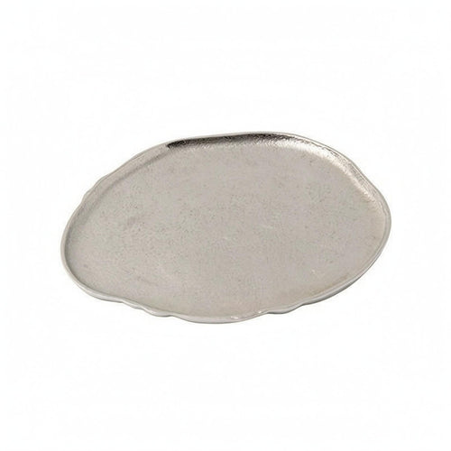 Aluminum Tray Irregular Profile Tray Silver Serving Ware