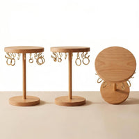 Necklace Stand with Hooks Space-Saving Necklace Holder with Hooks Stylish Jewelry Display Stand for Craft Fairs