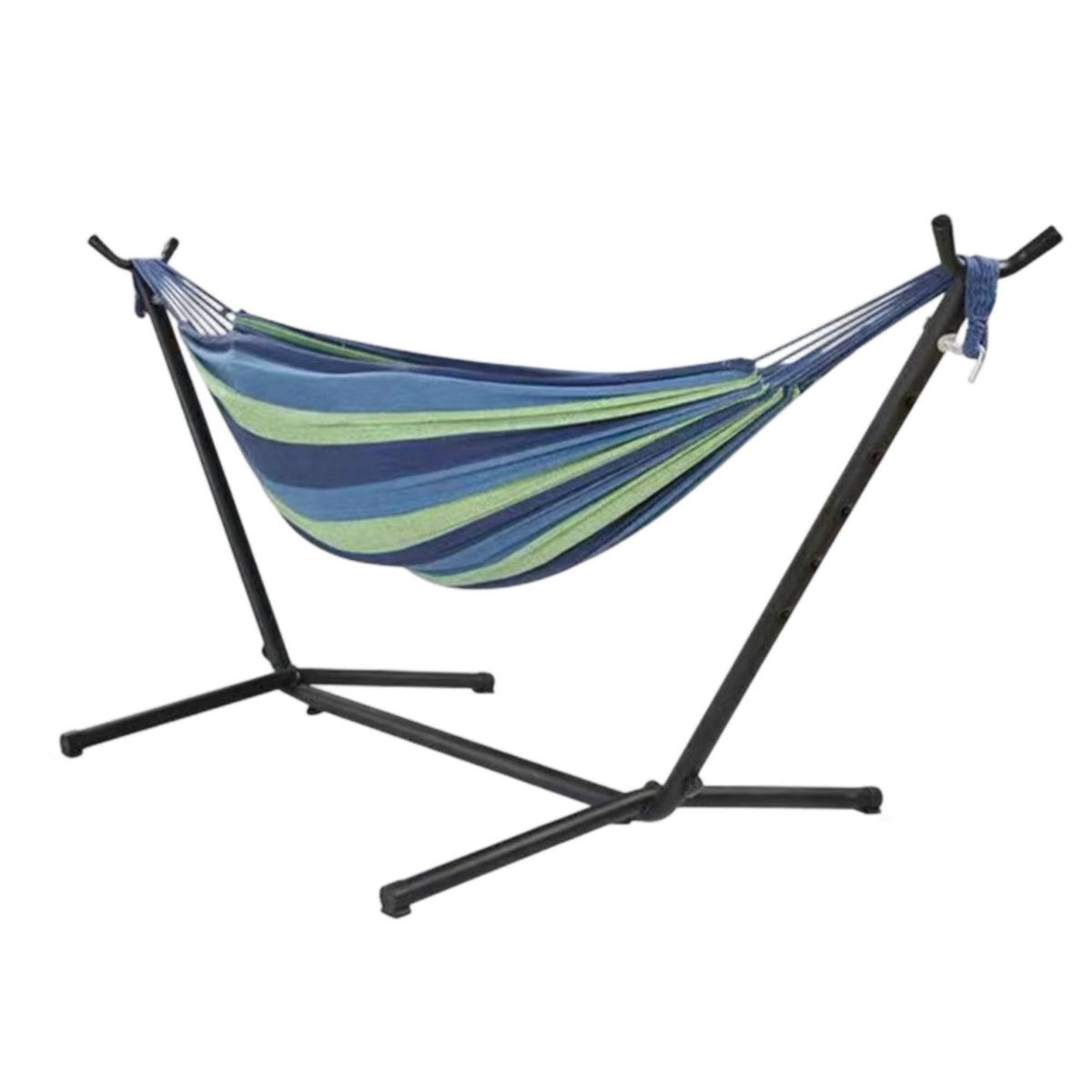 2-Person Swing Bed with Stand Portable Freestanding Swing Bed Heavy Duty Furniture Compact for Homeowners, Backyard