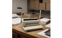 Hanging Calendar Binding Machine Metal Body Calendar Punching Machine Beige