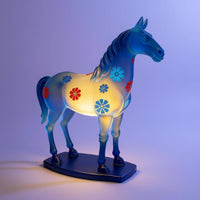 Glazed Horse Lamp Glowing House Decoration for Bedroom