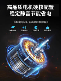 水晶风扇灯泡e27螺口家用led照明电扇厨房卧室2025新款吸顶吊扇灯