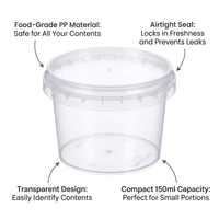 Heavy Duty Food Grade PP Bucket Pail Handle Lid, Customizable Food Grade Container, Airtight Seal St - Image 5