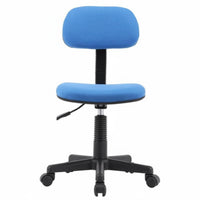 Armless Low-Back Task Chair Ergonomic Desk Seat Easy Assembly for Teenagers