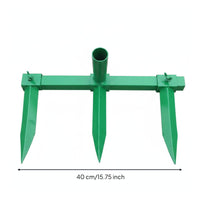 Multi-Tine Furrower Easy Planting Agricultural Implement for Sowing, Vegetable Fields