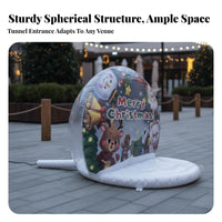 Inflatable Panoramic Air Enclosure 360° Panoramic View Clear Panoramic Air Enclosure Waterproof Clear Inflatable Igloo for Event Planners, Adults