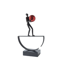 Abstract Figure Sculpture Modern Abstract Sculpture Minimalist Human Figure Statue for Clean Design Aficionados, Art Collectors, Living Room, Office