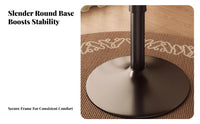 Movable Coffee Table Sturdy & Long-Lasting Adjustable Height Side Table Stable