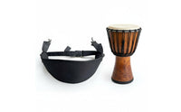 African Hand Drum Belt with Padded Support Adjustable African Drum Waist Strap Wide Harness for Drummers