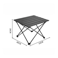 Foldable Folding Camping Table Compact Portable Camping Table with Carry Bag Heavy-Duty Furniture Reinforced for Picnics