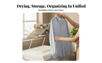 Adjustable over-the-Railing Airer Space-Saving Hanging Rack multipurpose Use