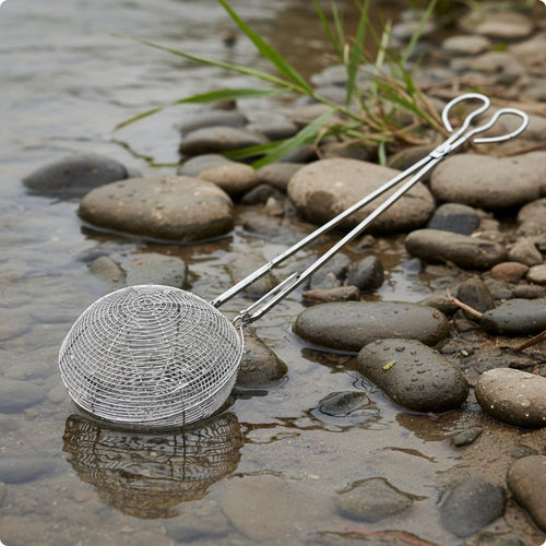 aquaticCatching Clamp Hinged Stainless Steel Fish Clamp Single-Handed