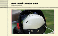 Waterproof e-bike trunk, anti-theft