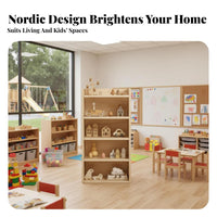 Multi-Tier children's Organizer Childsafe kids' Furniture Stable framework Large Capacity for Nursery, Living Room, Bedroom