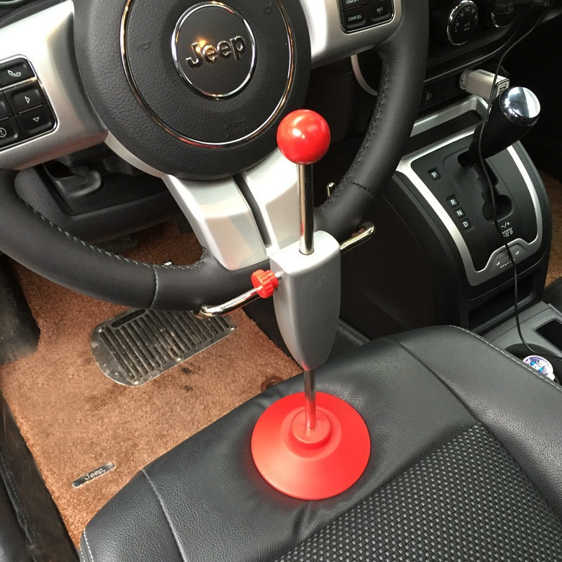 Car Four-Wheel Alignment Instrument Steering Wheel Fixer Bracket Brake Push Rod Positioning Locking Tool