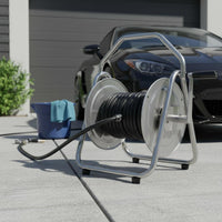 Metal Hose Reel Heavy Duty Garden Hose Reel Large Capacity for Cleaning