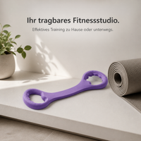 Figure-8 Resistance Band for Back Training and Yoga, Home Fitness Stretch Rope